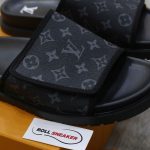 Dép Louis Vuitton Miami Mules ‘Black’ Chuẩn 99% Auth