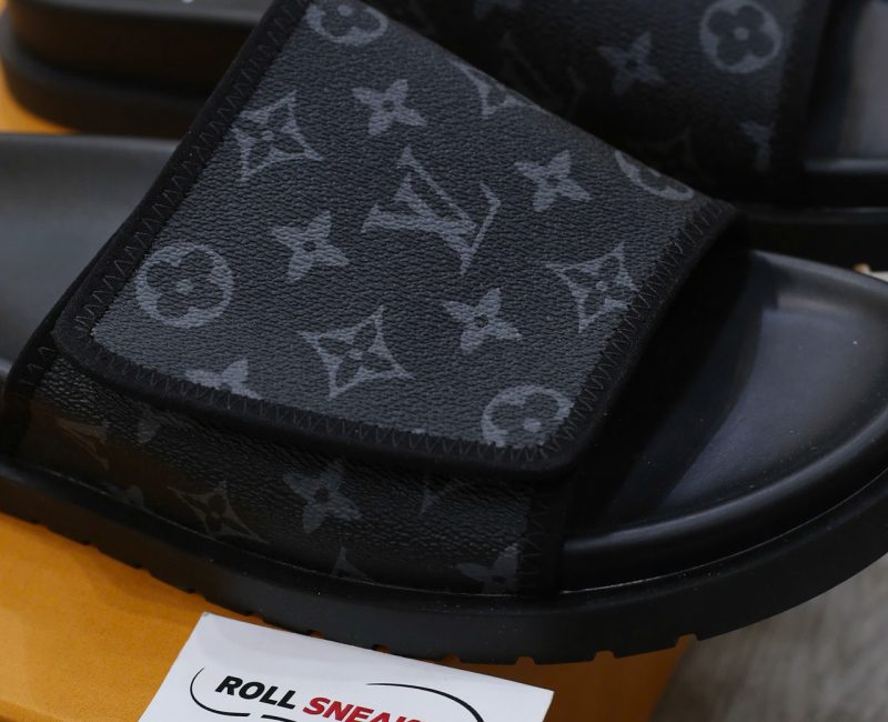 Dép Louis Vuitton Miami Mules ‘Black’ Chuẩn 99% Auth