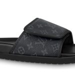 Dép Louis Vuitton Miami Mules ‘Black’ Chuẩn 99% Auth