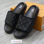 Dép Louis Vuitton Miami Mules ‘Black’ Chuẩn 99% Auth