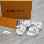 Dép LV x TM Bom Dia Flat Comfort Mule Chuẩn 99% Auth
