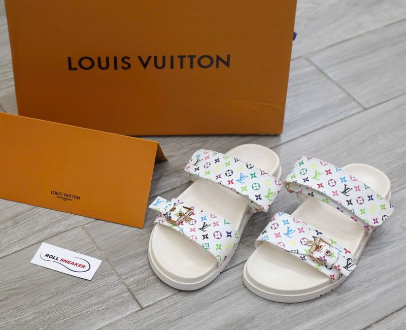 Dép LV x TM Bom Dia Flat Comfort Mule Chuẩn 99% Auth