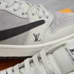 Giày Air Jordan 1 OG SP Travis Scott X Louis Vuitton Grey Black Best Quality