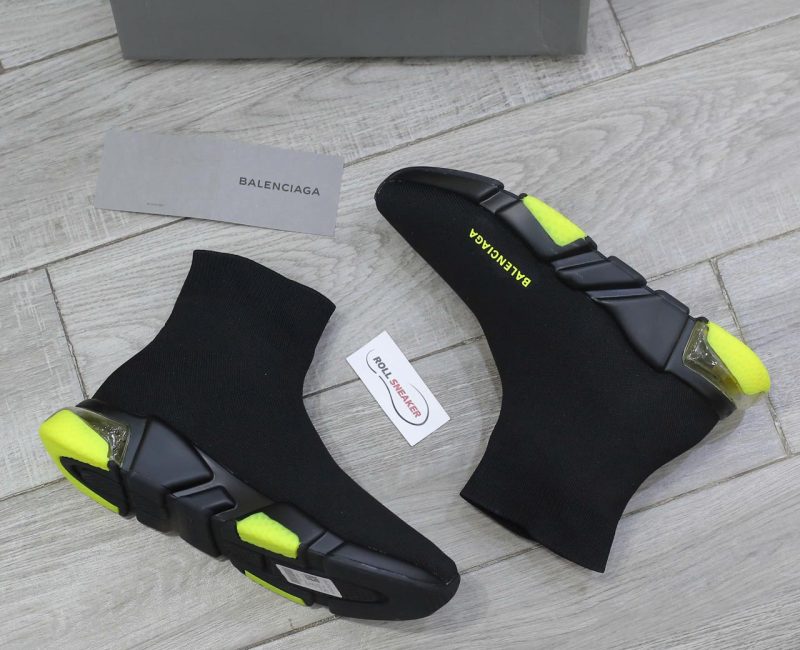 Giày Balenciaga Speed Black Lemon Green Chuẩn 99% Auth