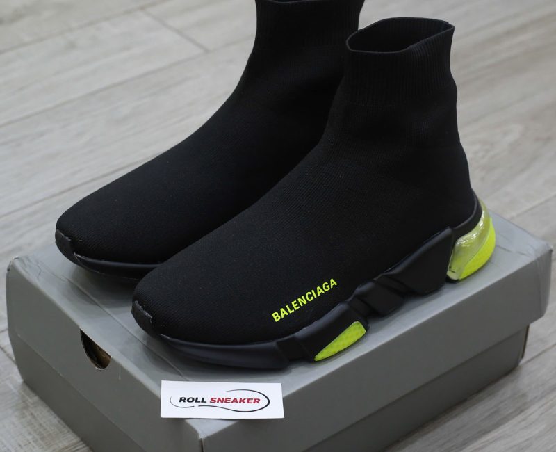 Giày Balenciaga Speed Black Lemon Green Chuẩn 99% Auth