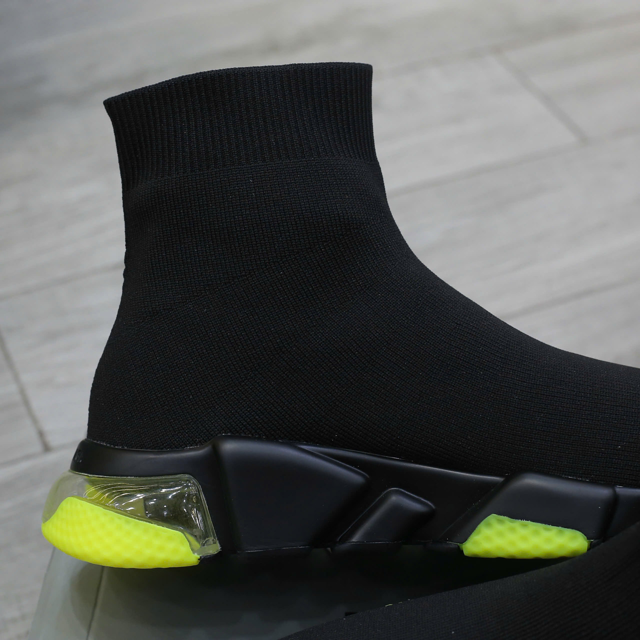 Giày Balenciaga Speed Black Lemon Green Chuẩn 99% Auth