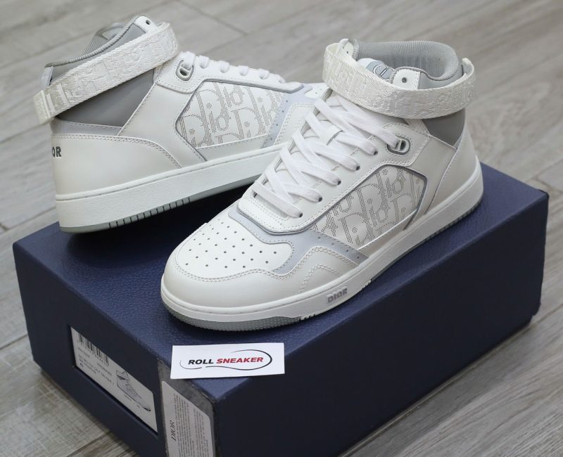 Giày Dior B27 High ‘Dior Oblique Galaxy White’ Chuẩn 99% Auth