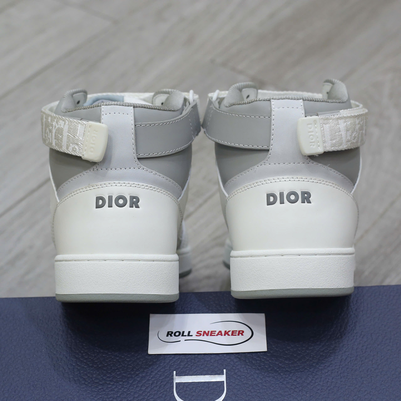 Giày Dior B27 High ‘Dior Oblique Galaxy White’ Chuẩn 99% Auth