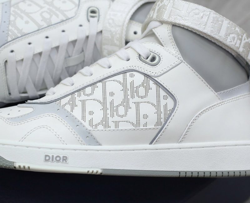 Giày Dior B27 High ‘Dior Oblique Galaxy White’ Chuẩn 99% Auth