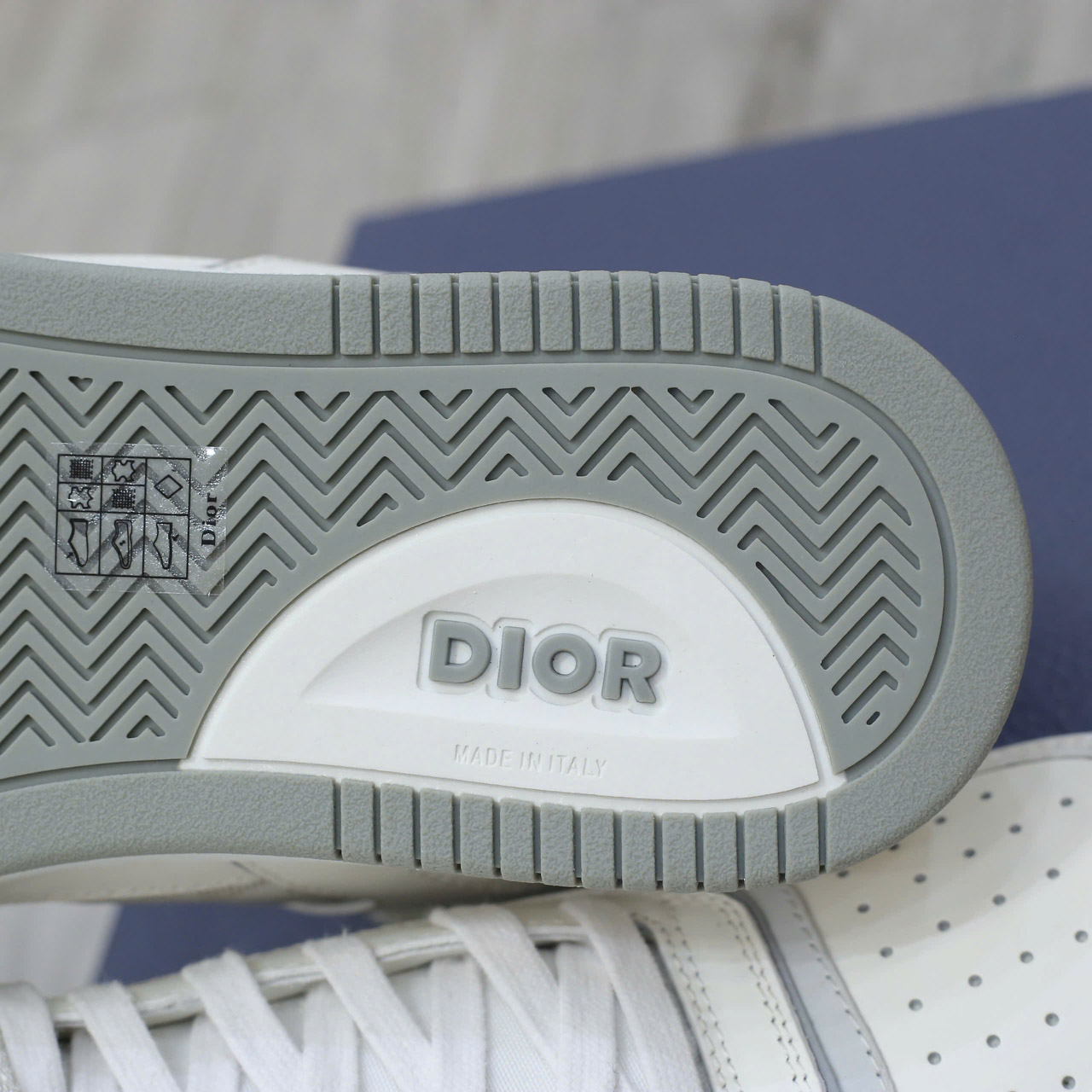 Giày Dior B27 High ‘Dior Oblique Galaxy White’ Chuẩn 99% Auth