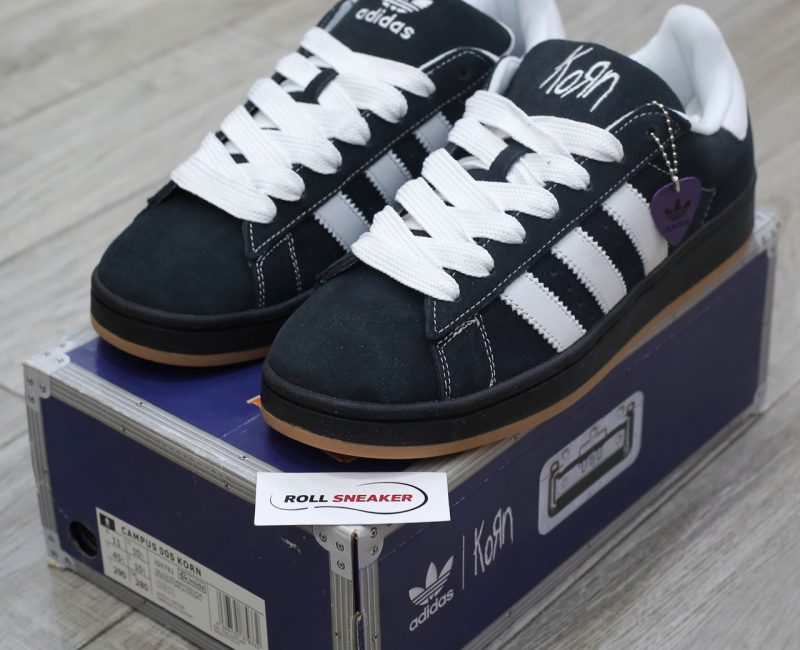 Giày Korn x Adidas Campus 00s ‘Black Gum’ Chuẩn 99% Auth