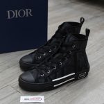 Giày Nam Dior B23 High Top Black Chuẩn 99% Auth