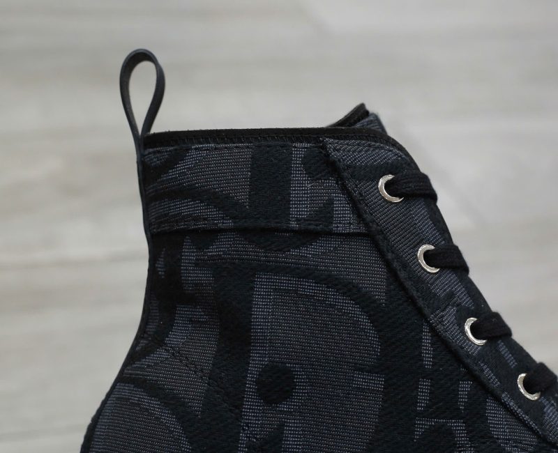 Giày Nam Dior B23 High Top Black Chuẩn 99% Auth