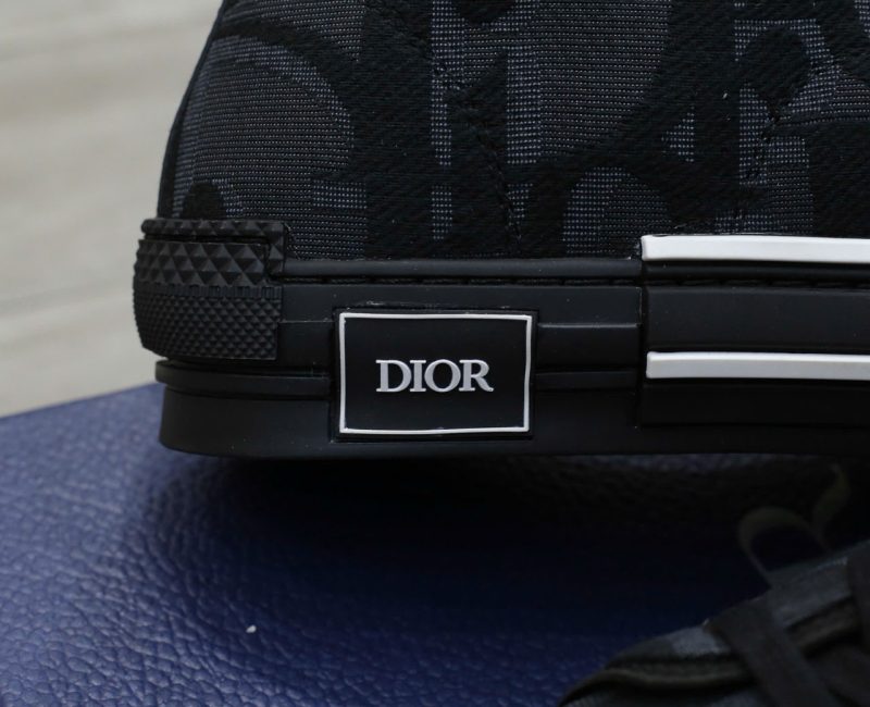 Giày Nam Dior B23 High Top Black Chuẩn 99% Auth