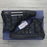 Giày Nam Dior B23 High Top Black Chuẩn 99% Auth