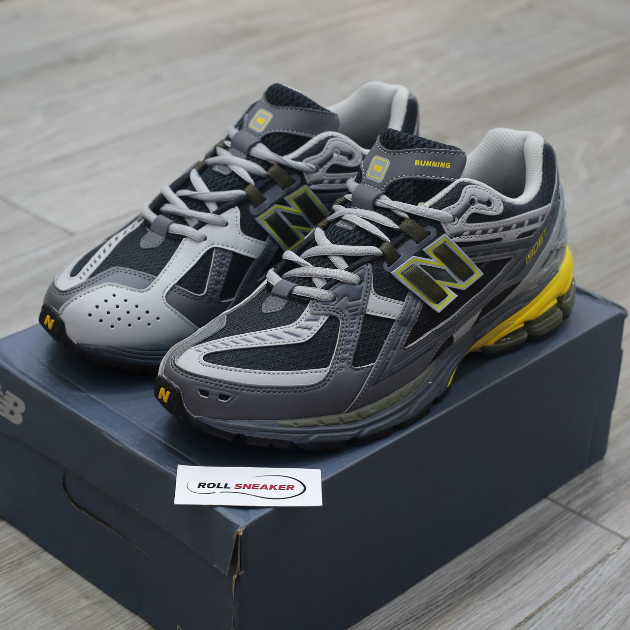 Giày New Balance 1906N Black Yellow Gray Chuẩn 99% Auth