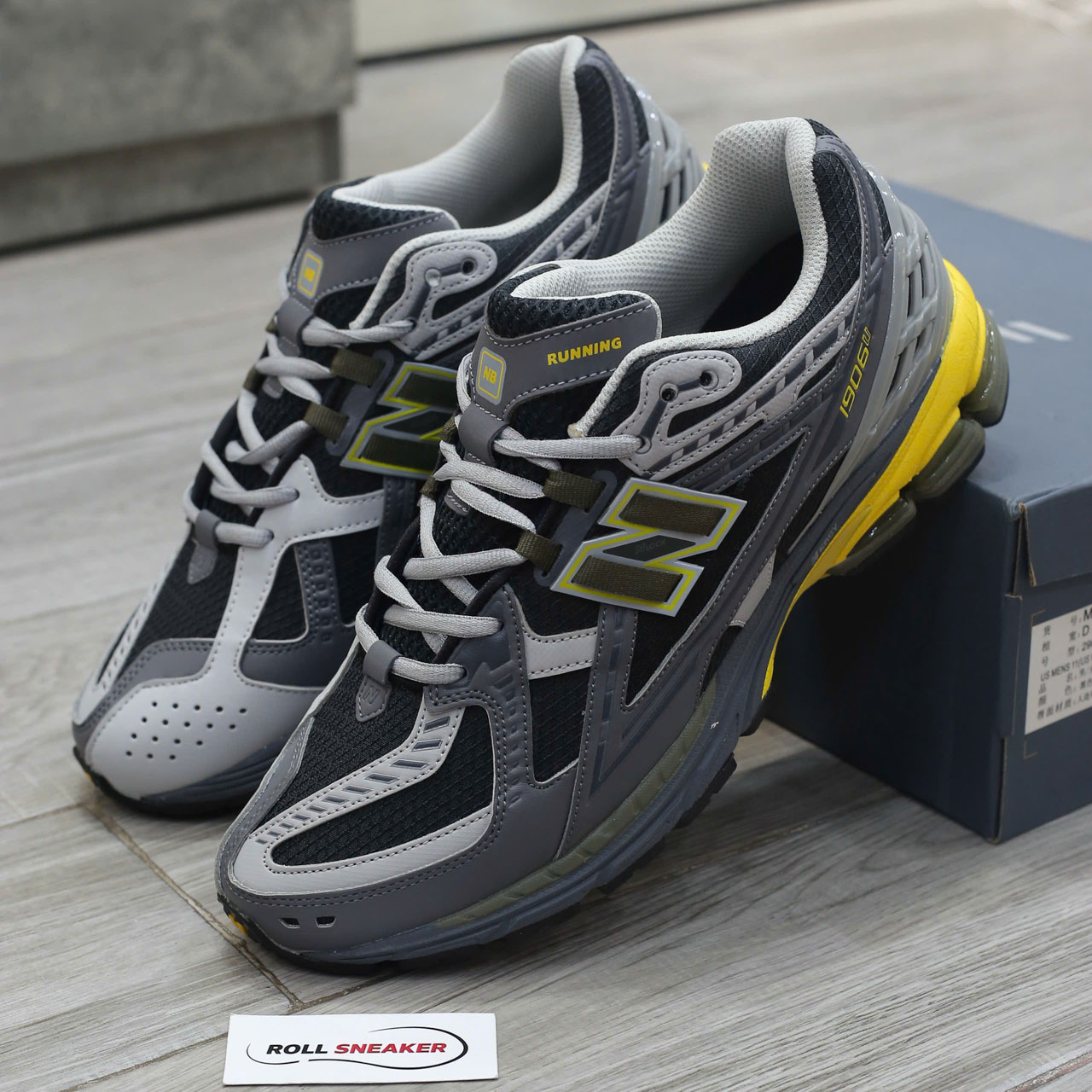 Giày New Balance 1906N Black Yellow Gray Chuẩn 99% Auth