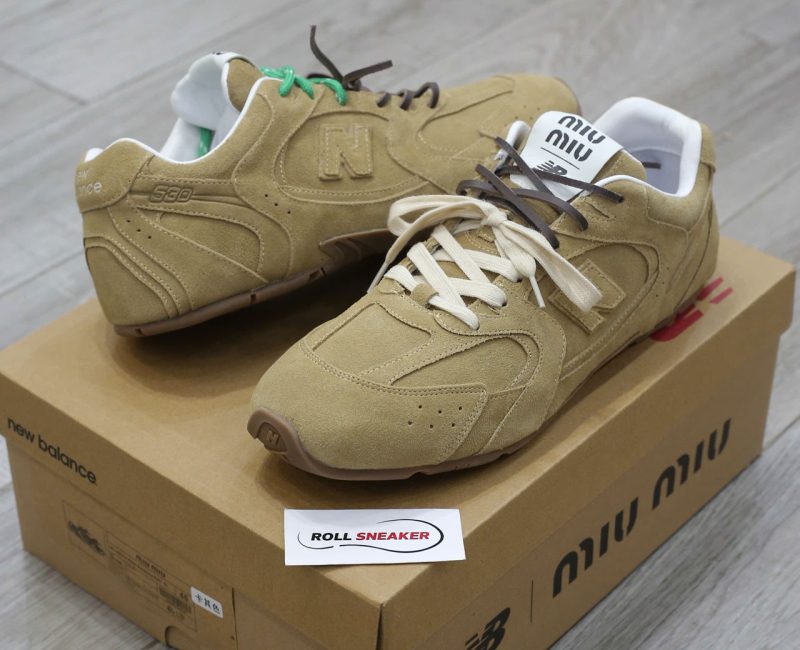 Giày New Balance 530 SL x Miu Miu ‘Ecru’ Chuẩn 99% Auth