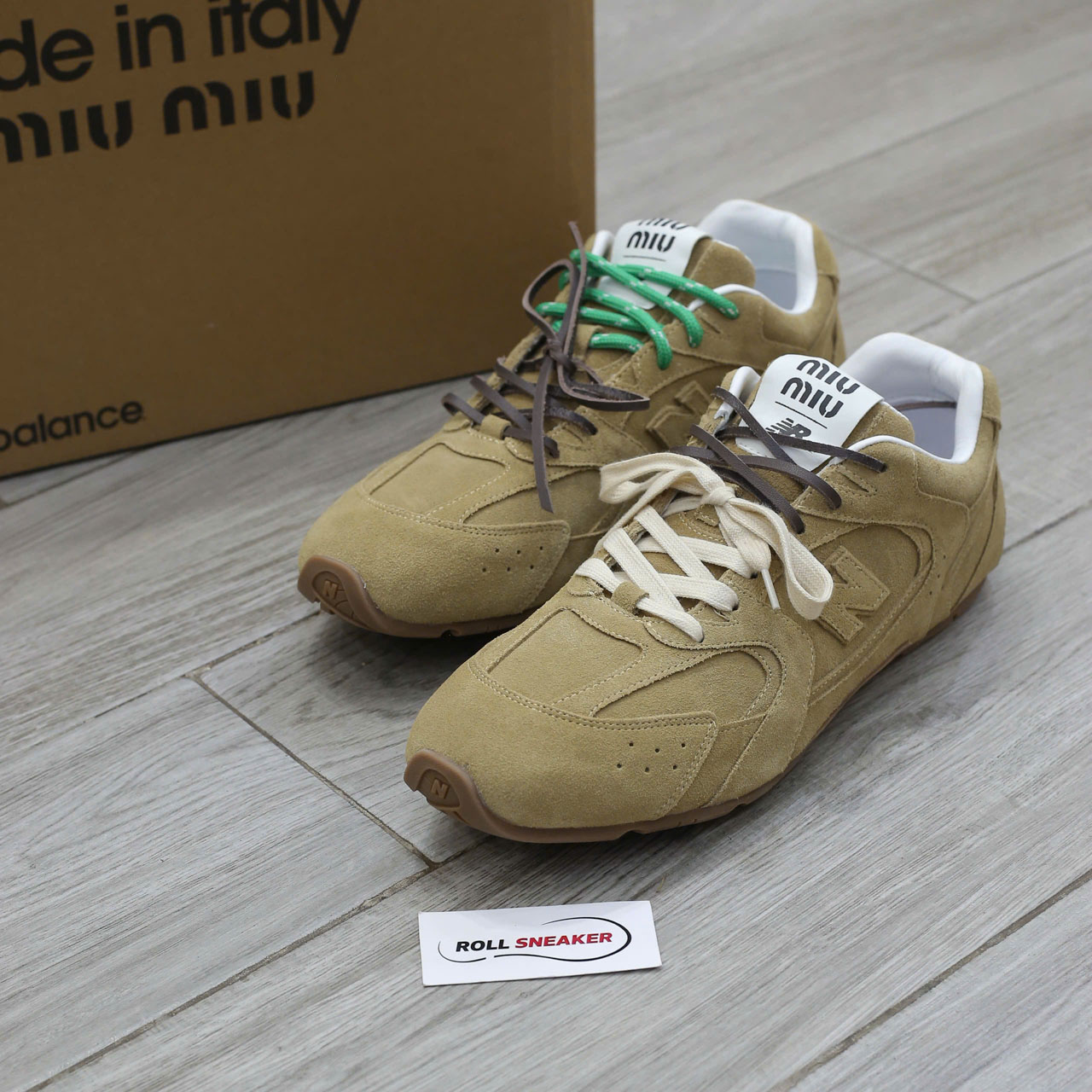 Giày New Balance 530 SL x Miu Miu ‘Ecru’ Chuẩn 99% Auth