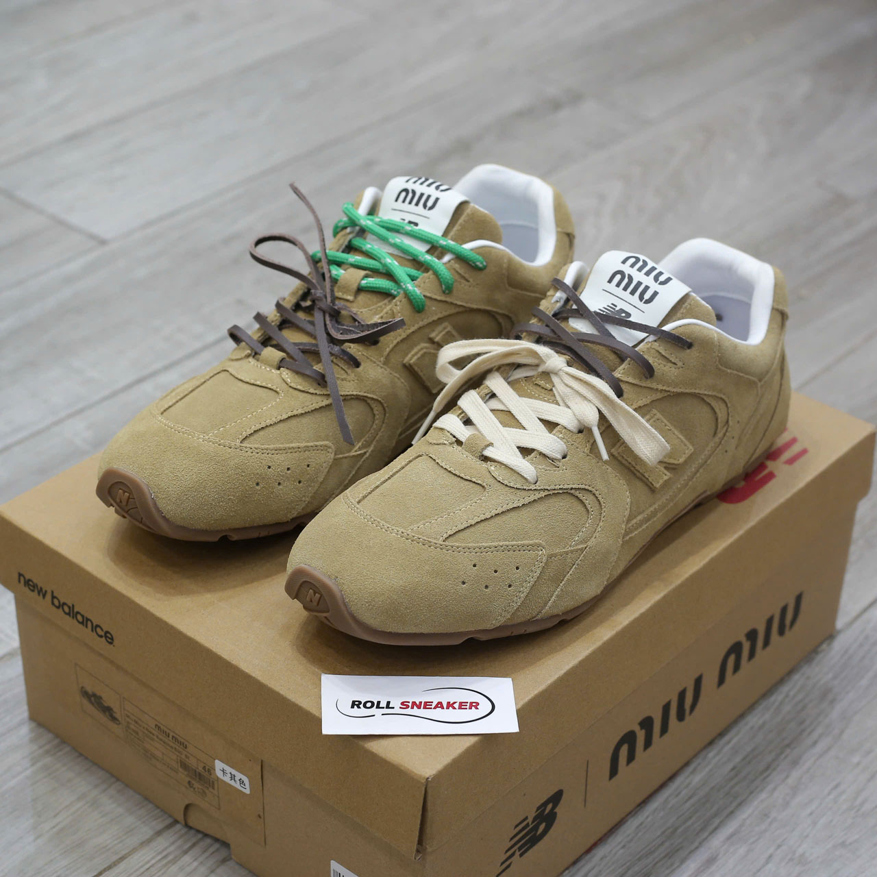 Giày New Balance 530 SL x Miu Miu ‘Ecru’ Chuẩn 99% Auth