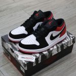 Giày Nike Air Jordan 1 Low ‘Black Toe’ 2025 Chuẩn 99% Auth