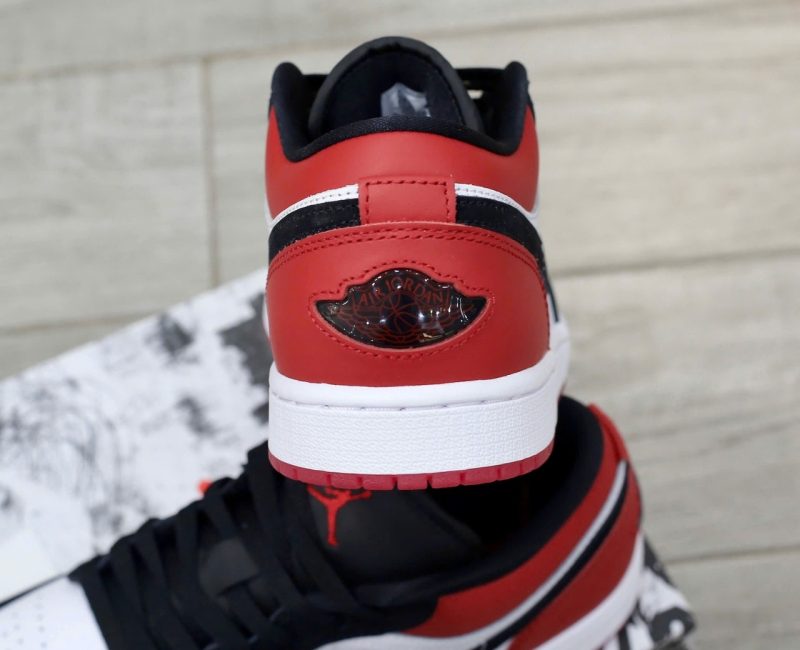 Giày Nike Air Jordan 1 Low ‘Black Toe’ 2025 Chuẩn 99% Auth