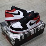 Giày Nike Air Jordan 1 Low ‘Black Toe’ 2025 Chuẩn 99% Auth