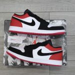 Giày Nike Air Jordan 1 Low ‘Black Toe’ 2025 Chuẩn 99% Auth