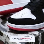Giày Nike Air Jordan 1 Low ‘Black Toe’ 2025 Chuẩn 99% Auth