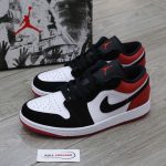 Giày Nike Air Jordan 1 Low ‘Black Toe’ 2025 Chuẩn 99% Auth