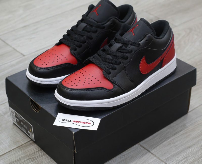 Giày Nike Air Jordan 1 Low ‘Bred Twist’ Chuẩn 99% Auth