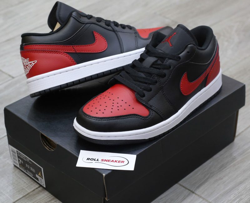 Giày Nike Air Jordan 1 Low ‘Bred Twist’ Chuẩn 99% Auth
