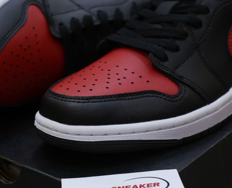 Giày Nike Air Jordan 1 Low ‘Bred Twist’ Chuẩn 99% Auth