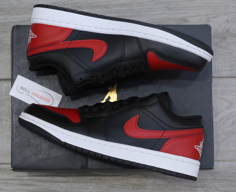 Giày Nike Air Jordan 1 Low ‘Bred Twist’ Chuẩn 99% Auth