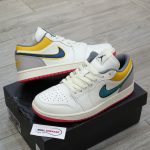 Giày Nike Air Jordan 1 Low Premium ‘Sail Yellow Ochre’ Chuẩn 99% Auth