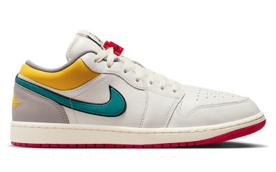 Giày Nike Air Jordan 1 Low Premium ‘Sail Yellow Ochre’ Chuẩn 99% Auth