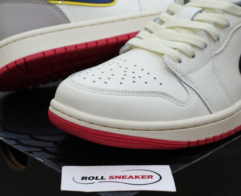 Giày Nike Air Jordan 1 Low Premium ‘Sail Yellow Ochre’ Chuẩn 99% Auth