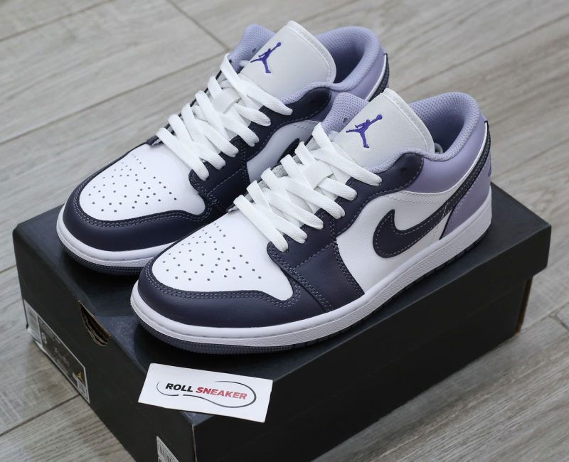 Giày Nike Air Jordan 1 Low ‘Purple White’ Chuẩn 99% Auth