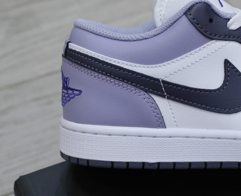 Giày Nike Air Jordan 1 Low ‘Purple White’ Chuẩn 99% Auth