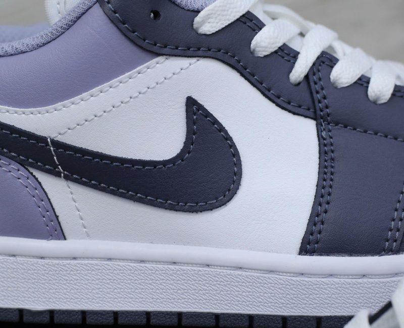 Giày Nike Air Jordan 1 Low ‘Purple White’ Chuẩn 99% Auth