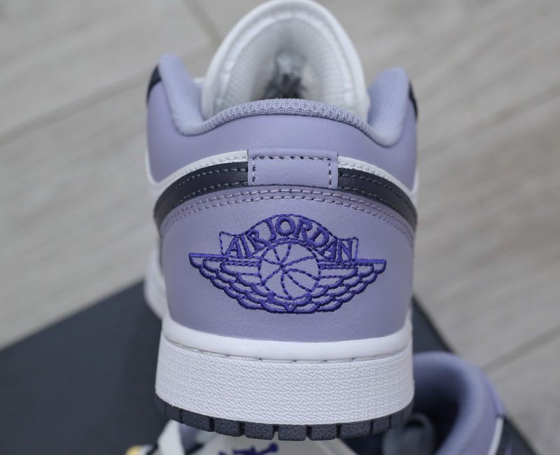 Giày Nike Air Jordan 1 Low ‘Purple White’ Chuẩn 99% Auth