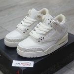 Giày Nike Air Jordan 3 Retro x Travis Scott Cactus Jack White Sail Chuẩn 99% Auth