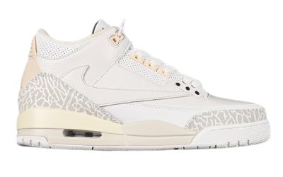 Giày Nike Air Jordan 3 Retro x Travis Scott Cactus Jack White Sail Best Quality