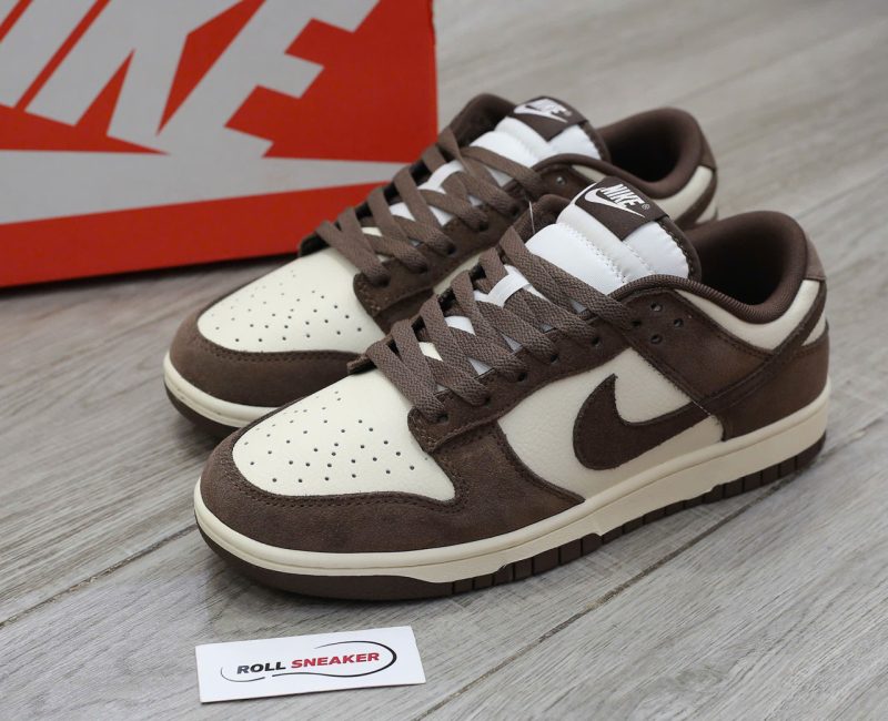 Giày Nike Dunk Low Retro SE Pale Ivory Baroque Brown Chuẩn 99% Auth