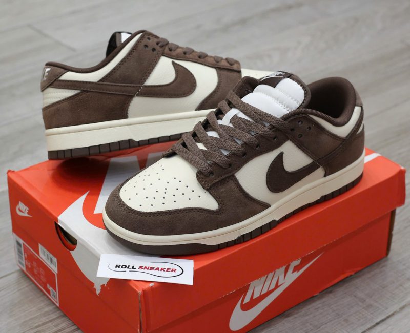 Giày Nike Dunk Low Retro SE Pale Ivory Baroque Brown Chuẩn 99% Auth