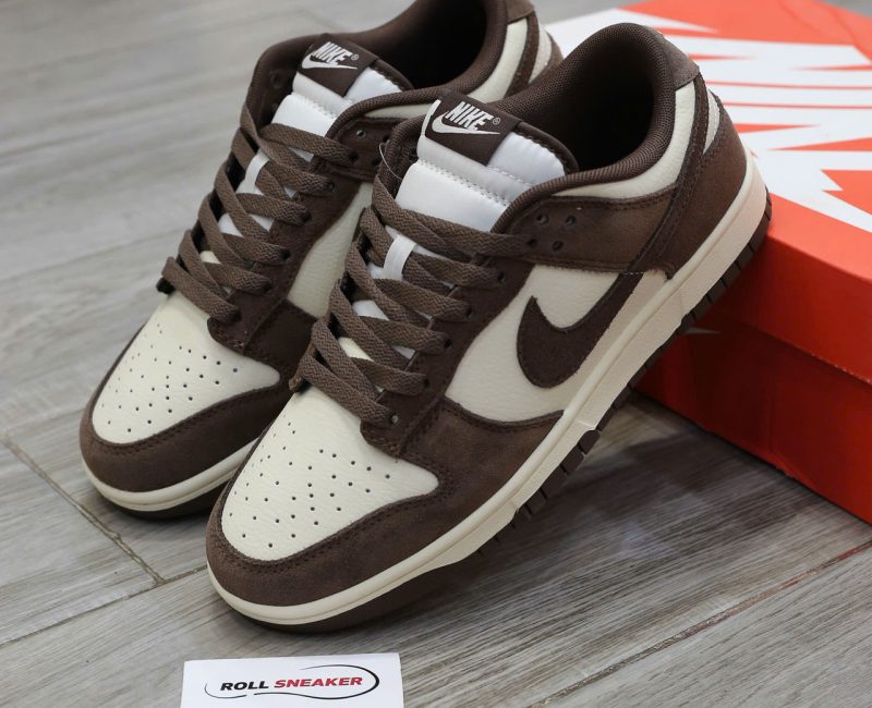 Giày Nike Dunk Low Retro SE Pale Ivory Baroque Brown Chuẩn 99% Auth