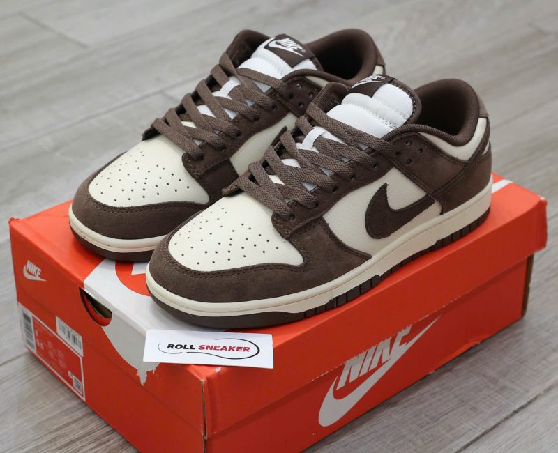 Giày Nike Dunk Low Retro SE Pale Ivory Baroque Brown Chuẩn 99% Auth