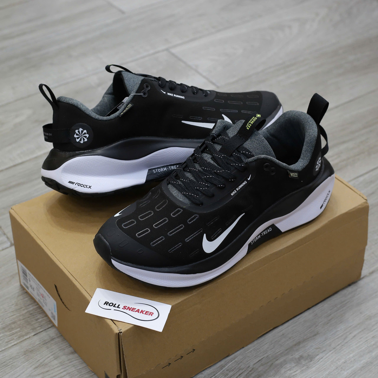 Giày Nike Infinity Run 4 Gore-Tex ‘Black White’ Chuẩn 99% Auth