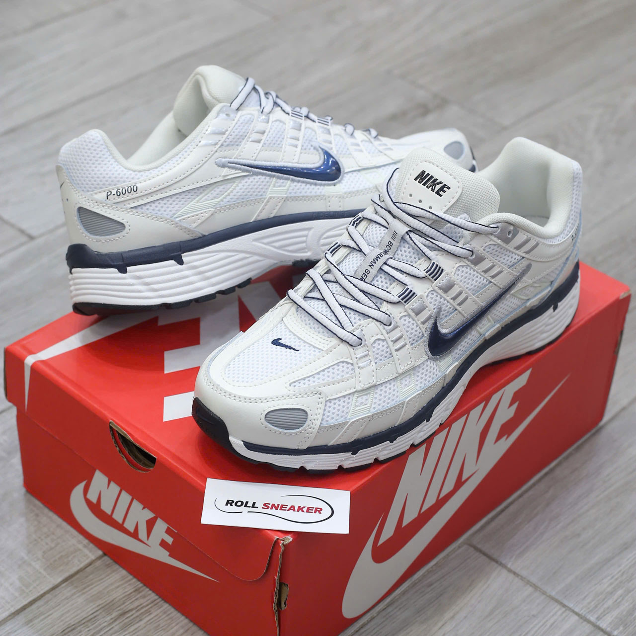 Giày Nike P-6000 ‘White Metallic Silver’ Chuẩn 99% Auth