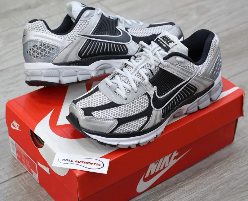 Giày Nike Zoom Vomero 5 ‘Metallic Silver Black’ Real